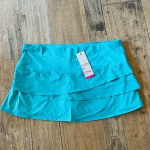 Lucky in love tennis skirt